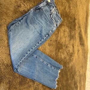 Ag Adriano Goldschmied Blue Ankle Jeans